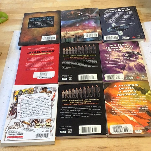 Star Wars , 4 hardcovers, 5 paperback set/9, excellent etc - Picture 11 of 16